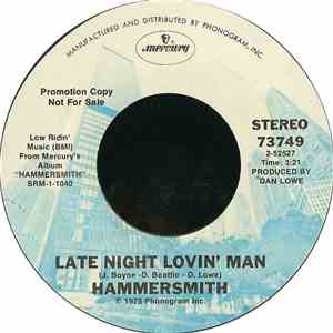 Hammersmith  - Late Night Lovin' Man