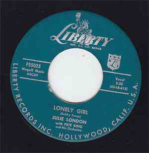 Julie London With Pete King And His Orchestra - Lonely Girl