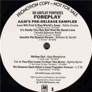 Various - Foreplay: A&M's Pre-Release Sampler 