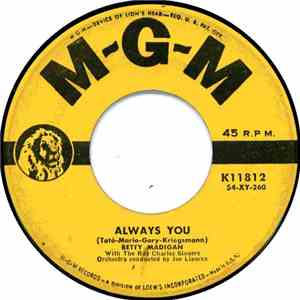 Betty Madigan - Always You / That Was My Heart You Heard