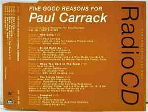 Paul Carrack - Five Good Reasons For Paul Carrack
