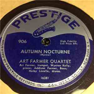 Art Farmer Quartet - Autumn Nocturne / I Walk Alone