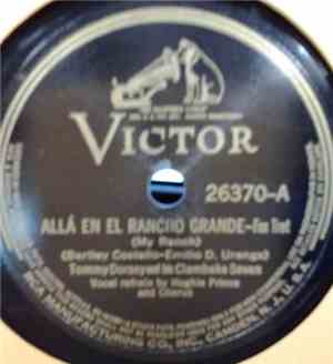 Tommy Dorsey And His Clambake Seven - Alla En El Rancho Grande / Shoot The  ...