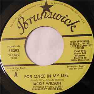 Jackie Wilson - For Once In My Life / You Brought About A Change In Me