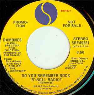 Ramones - Do You Remember Rock 'N' Roll Radio?