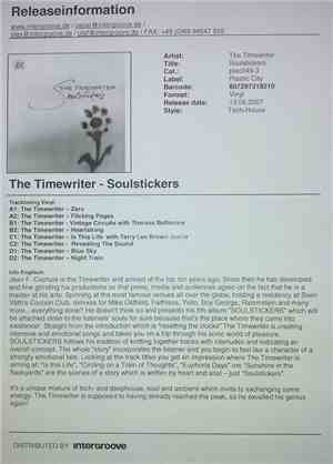 The Timewriter - Soulstickers