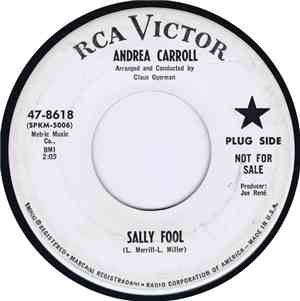 Andrea Carroll - Sally Fool / Mr. Music Man (promo)