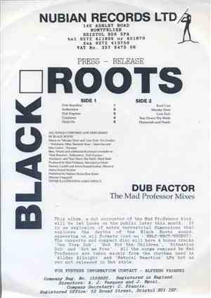 Black Roots - Dub Factor: The Mad Professor Mixes