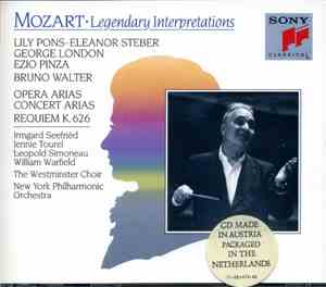 Mozart - Lily Pons, Eleanor Steber, George London , Ezio Pinza, Bruno Walte ...