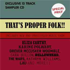 Various - That's Proper Folk!!