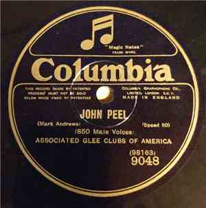 Associated Glee Clubs Of America - John Peel / Adeste Fideles (O Come All Y ...
