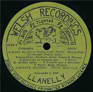 Ernest Jones  - Cymanfa Ganu