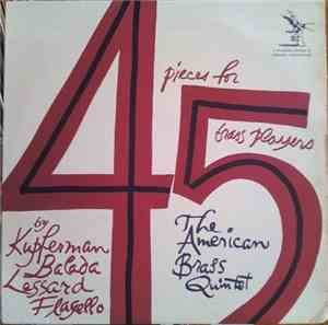 Kupferman / Balada / Lessard / Flagello - The American Brass Quintet - 4 Pi ...