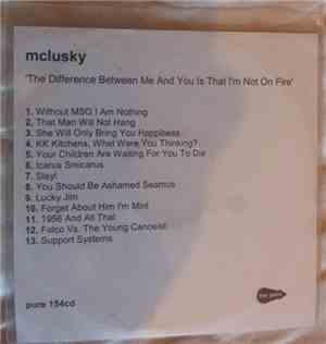mclusky - The Difference Between Me And You Is That I'm Not On Fire