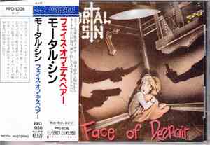 Mortal Sin - Face Of Despair