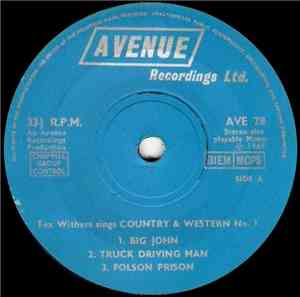 Tex Withers - Tex Withers Sings Country & Western No. 1