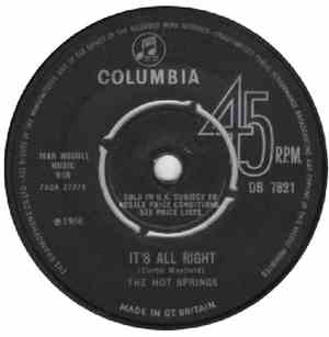 The Hot Springs - It's All Right