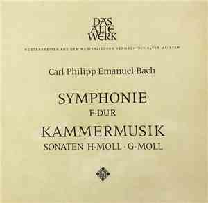 Carl Philipp Emanuel Bach − Alma Musica, Piet Kee, Herman Krebbers, Theo Ol ...