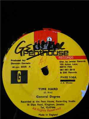 General Degree - Time Hard