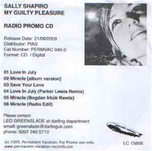 Sally Shapiro - My Guilty Pleasure (Radio Promo CD)