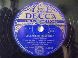 Ted Heath And His Music - Lullaby Of Broadway / Undecided
