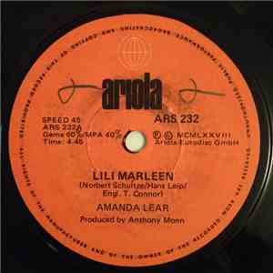 Amanda Lear - Lili Marleen / Pretty Boys