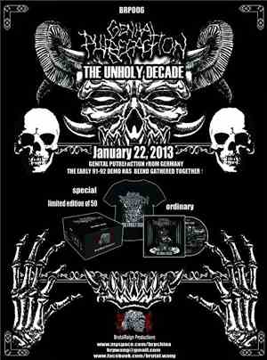 Genital Putrefaction - The Unholy Decade