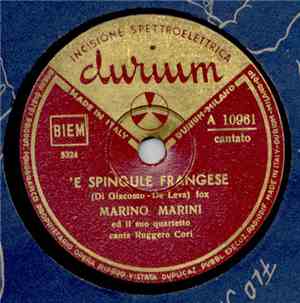 Marino Marini Ed Il Suo Quartetto - 'E Spingule Frangese / Chi È 'Nnammurat ...