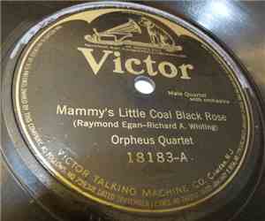 Orpheus Quartet - Mammy's Little Coal Black Rose / When Evening Shadows Fal ...