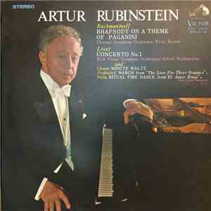Arthur Rubinstein - Rachmaninoff/Rhapsody On A Theme Of Paganini;Liszt/Conc ...
