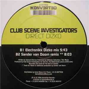 Club Scene Investigators - Direct Dizko