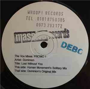 Dominion - Lost Without You (The Vocal Mixes)