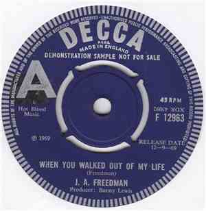 J.A. Freedman - When You Walked Out Of My Life