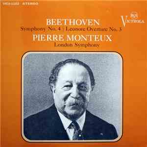 Beethoven - Pierre Monteux, London Symphony - Symphony No. 4 / Leonore Over ...