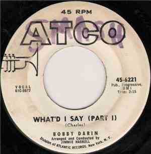 Bobby Darin - What'd I Say