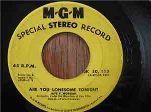 Jaye P. Morgan - Are You Lonesome Tonight / Miss You