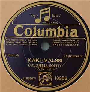 Columbia Soitto Kvintetti - Käki-Valssi/Kevät Suomen Metsässä