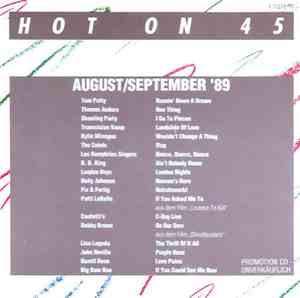 Various - Hot On 45 • August/September '89