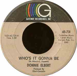 Donnie Elbert - Who's It Gonna Be / Run Little Girl