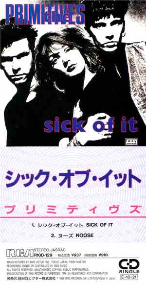 The Primitives - Sick Of It