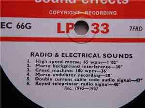 No Artist - Radio & Electrical Sounds