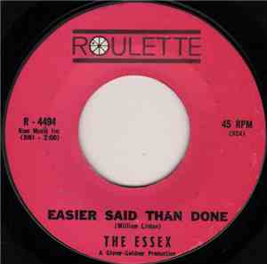The Essex - Easier Said Than Done / Are You Going My Way