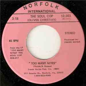 The Soul Cop (Oliver Christian) - Too Many Nites