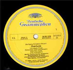 Mozart - Karl Böhm - Karl Böhm Conducts Mozart Overtures