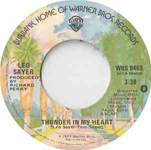 Leo Sayer - Thunder In My Heart