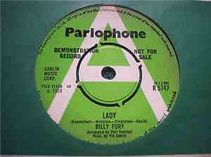 Billy Fury - Lady / Certain Things