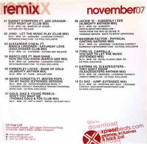 Various - Remix November 2007