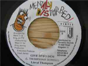 Risto Benji, Linval Thompson - Outta Street / Give It To Dem