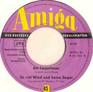 Berthold Pesalla, Rundfunk-Tanzorchester Leipzig - Am Lagerfeuer
