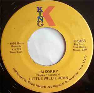 Little Willie John - I'm Sorry / The Very Thought Of You